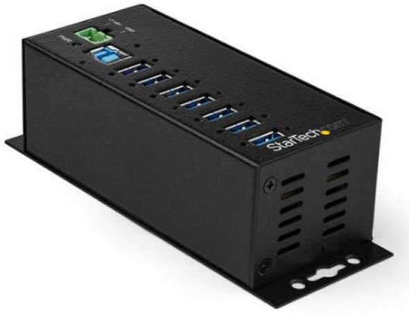 StarTech.com Startech HB30A7AME - Industrieller USB 3.0-Hub 7 Ports und externes Netzteil