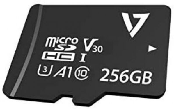 V7 MicroSDXC-Card V30 / U3 / A1 - 256GB