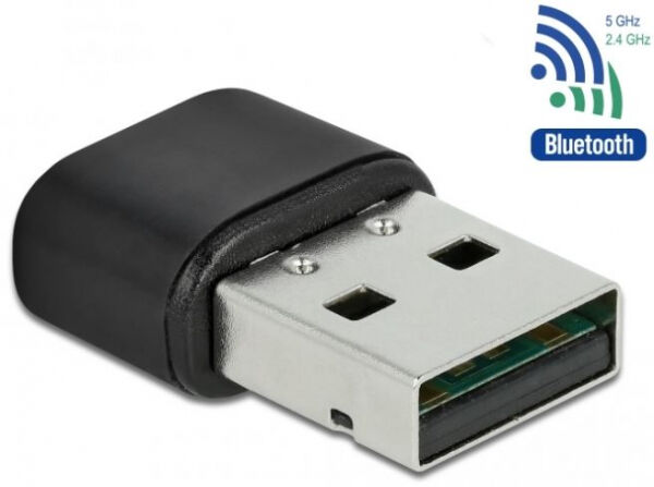 DeLock 61000 - Adapter BT 4.2 +Dualband WLAN ac/a/b/g/n 433 Mbps USB