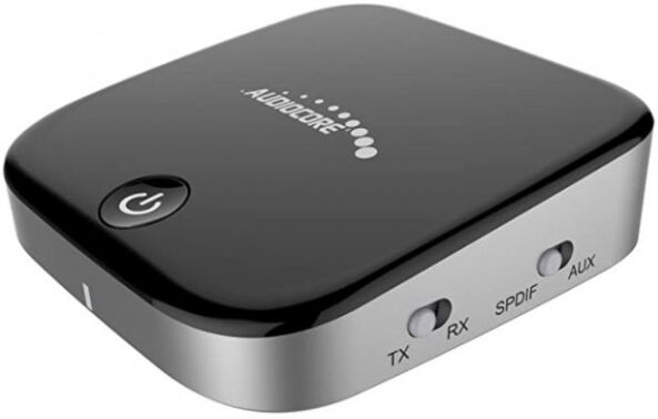 Divers Audiocore AC830 - 2 in 1 Bluetooth Adapter Transmitter Receiver 4.1 apt-X Toslink SPDIF Aux A2DP Wireless