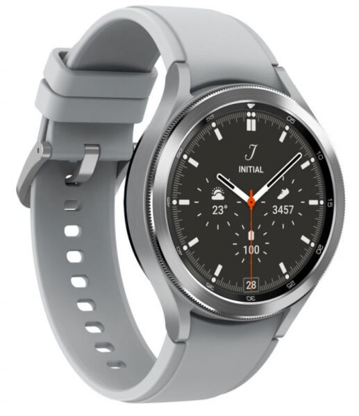 Samsung Galaxy Watch 4 Classic - Smartwatch / 46mm / LTE - Silber (EU-Modell)