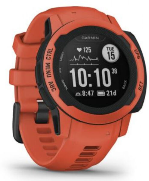 Garmin Instinct 2S - Sportuhr / 40mm Gehäuse - poppy, Nylon Band