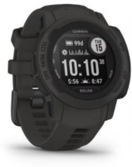 Garmin Instinct 2S Solar - Sportuhr / 40mm Gehäuse - graphite, Nylon Band