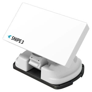 I DO IT Selfsat SNIPE V3 GPS - White Line - Single - Vollautomatische Satelliten Antenne Skew Sat System