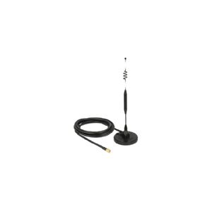 Delock LTE Antenna - Antenne - Smart Home - 6 dBi - omni-directional - udendørs, indendørs - sort