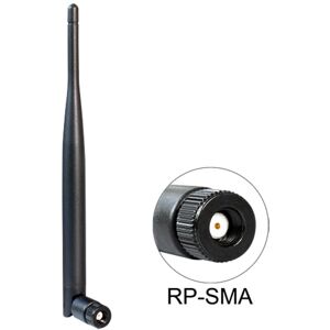 Delock Wlan Wifi Antenne - Rp-Sma Hun Stik - 4 - 5 Dbi