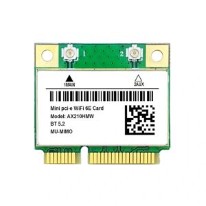 Ax210hmw Wifi-kort Wifi 6e Mini Pci-e Ax210 802.11ax/ac 2.4g/5g//6g Bt5.2 trådløs adapter til bærbar computer