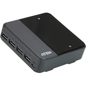 Aten US234-AT USB 3.0-Peripheriegeräte-Switch mit 2-Port schwarz