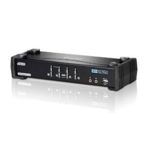 Aten CS1784A-AT - 4Port KVMP USB+DVI+7.1Audio