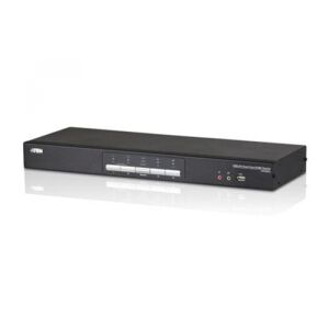 Aten CS1644A-AT-G - USB-KVMP-Umschalter (Switch), 4-fach, Dual-DVI (DVI-I - Dual Link), USB 2.0, Audio