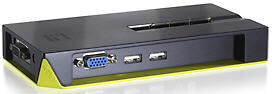 LevelOne KVM-0422 - 4Port Kabel-KVM-Switch / 2xUSB / VGA / 2048X1536