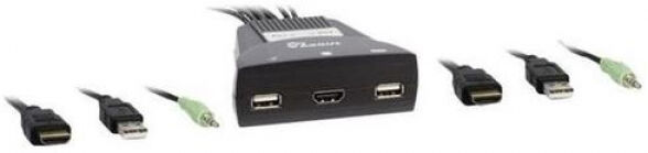 Inter-Tech LS-21HA - KVM Switch HDMI - 2 Port