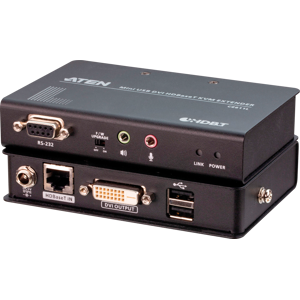 ATEN CE611 - KVM Extender Set, DVI, Audio, USB, RS-232, 100 m