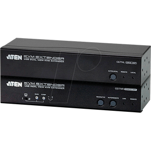 ATEN CE774 - KVM Extender Set, VGA, Audio, USB, RS-232, 300 m