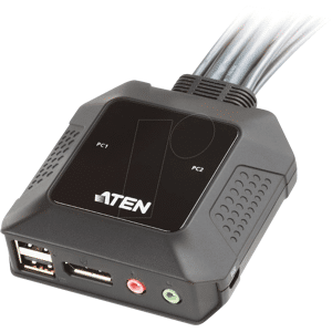 ATEN CS22DP - 2-Port USB DisplayPort KVM-Switch