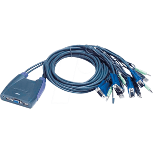 ATEN CS64US - KVM Switch VGA, USB, Audio, 4 Ports