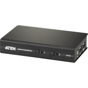 ATEN CS72D - 2-Port-USB-DVI/Audio-Slim-KVM-Switch