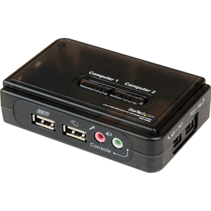 StarTech.com ST SV211KUSB - 2-Port KVM Switch, VGA