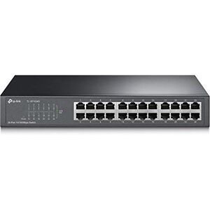 TP-Link TL-SF1024D Desktop/Rackmount Fast Ethernet Netzwek Switch (24x 10/100Mbit/s Ports, Metallgehäuse, Plug&Play, Lifetime warranty)