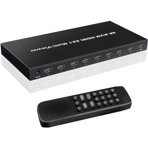 Shoppo Marte NK-E80 4K 30Hz 8 In 1 Out HDMI 8-way Screen Splitter KVM Switch(US Plug)