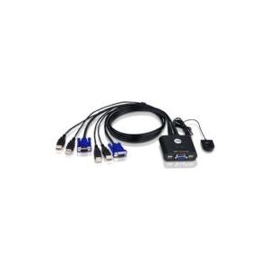 ATEN Technology ATEN CS22U - KVM switch - 2 x KVM port(s) - 1 lokalbruger - desktop