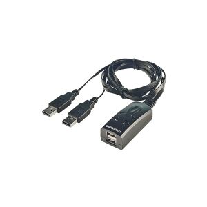 Lindy 2 Port USB KM Switch - Switch for tastatur/mus - 2 x USB - desktop