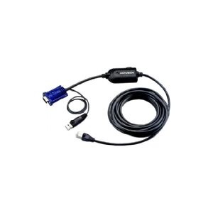 ATEN Technology ATEN KA7970 USB KVM Adapter Cable (CPU Module) - Kabel til tastatur / video / mus (KVM) - RJ-45 (han) til USB, HD-15 (VGA) (han)