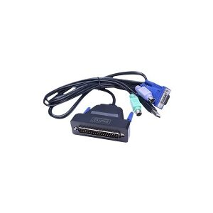 DIGITUS Professional DS-72212 - KVM switch - 1 x KVM port(s) - desktop