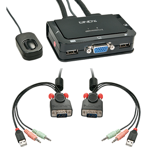 Lindy High Speed Vga Kvm Switch - 2 Vejs.