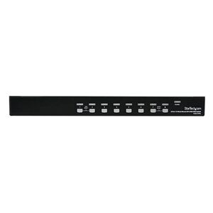 StarTech.com Commutateur écran clavier souris USB montable en rack - Switch KVM pour écran PC à 8 ports DVI - Compatible HDMI - Commutateur KVM - 8 x KVM port(s) - Publicité