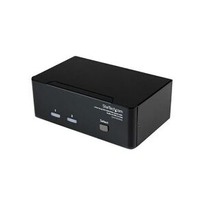 StarTech.com Switch KVM USB 2 ports DVI VGA avec audio - Commutateur USB 2.0 - Commutateur écran-clavier-souris/audio/USB - 2 x KVM / audio / USB - 1 utilisateur - Publicité