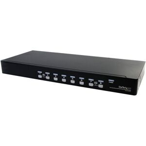 StarTech.com Commutateur USB VGA KVM 8 ports à montage sur rack avec audio (câbles audio inclus) - Commutateur écran-clavier-souris/audio - 8 x KVM / audio - 1 utilisateur local - de bureau -... Publicité