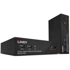 Lindy 100m Cat.6 Dual Head HDMI, USB & RS-232 Extender