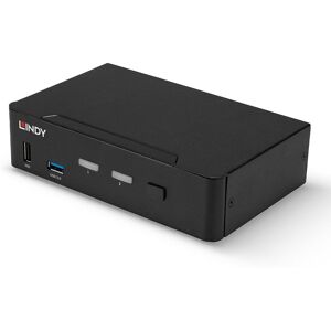 Lindy 2 Port DisplayPOrt 1.4 & USB 3.0 KVM Switch