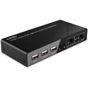 Lindy 2 Port HDMI 4K60, USB 2.0 & Audio KVM Switch