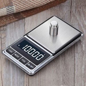 Northix Digital Mini-vægt, 0.1 - 500 gram Black