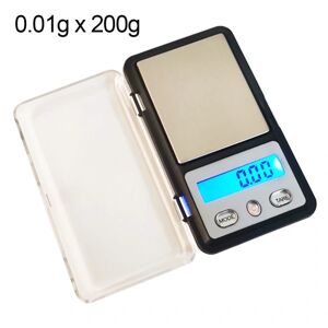 Elektronisk vægt Mini lomme digital vægt 0,01G X 200G 0,01G 0.01g x 200g