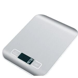 5KG/1G hvid metal batteriversion Mini elektronisk køkkenvægt Lille elektronisk køkkenvægt Bærbar elektronisk vægt,