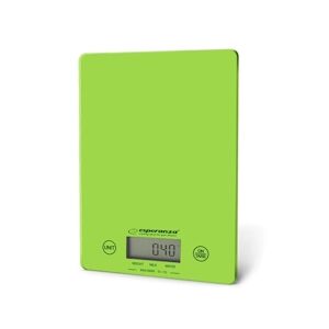 balance de cuisine EKS002G Vert 5 kg usage non-intensif Esperanza