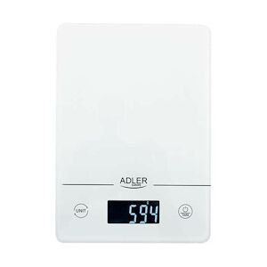 ADLER balance de cuisine AD 3170 Blanc 15 kg usage non-intensif Adler