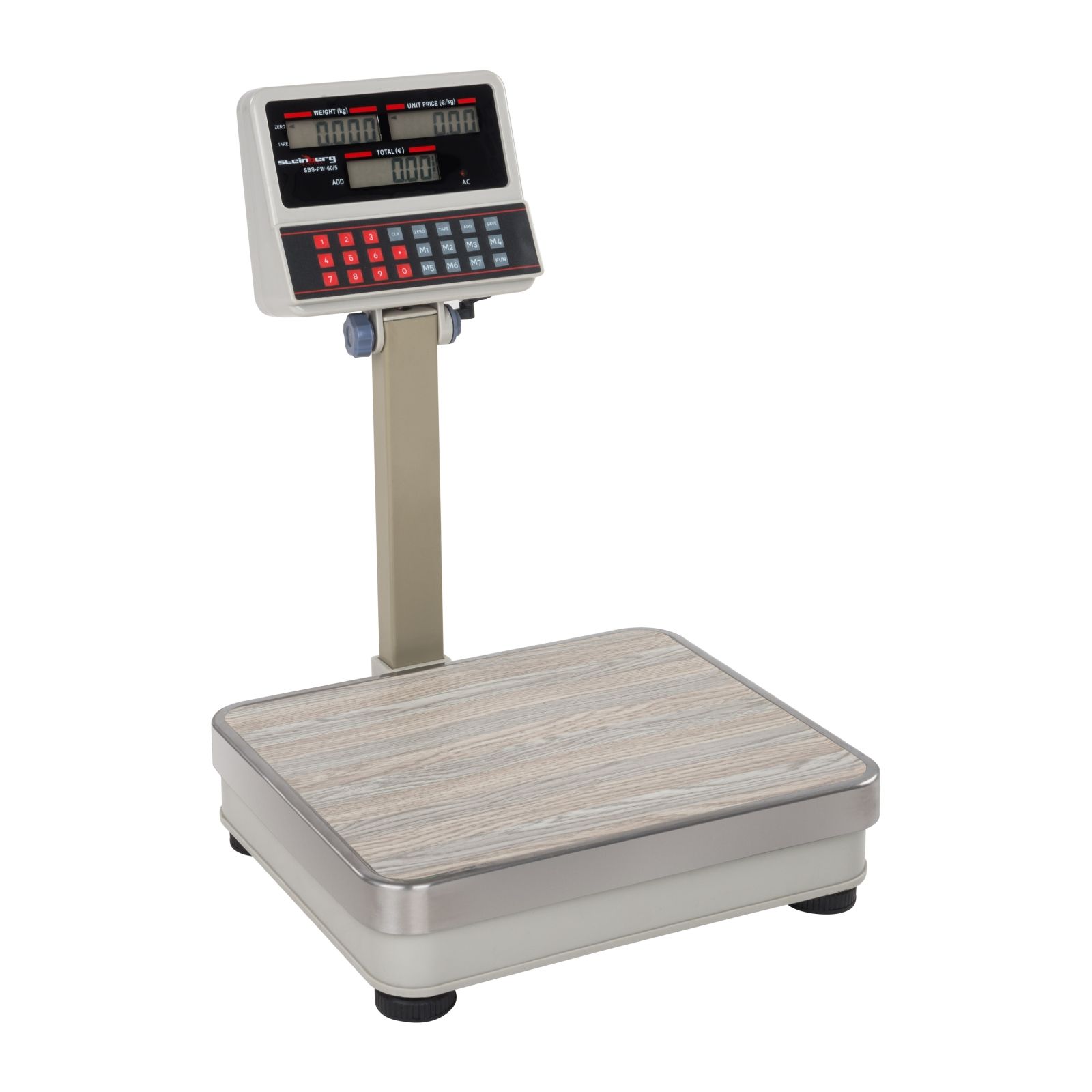 Steinberg Digital Weighing Scale with Raised LCD Display - 60 kg / 5 g