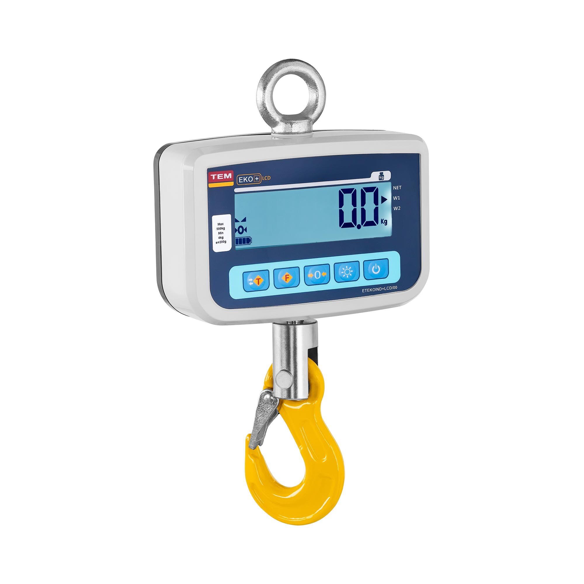 TEM Crane scale - 500 kg / 0.5 kg - calibratable