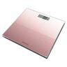 Salter 9037 RGGL3R Rose Gold Glitter Digital Bathroom Scale, Ultra Slim Toughened Glass Platform, Large Easy Read LCD Display & Instant Weight Read Step On Feature, Max Weight 180Kg/ 28st 8lbs