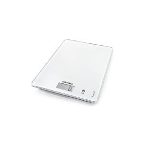 Soehnle Compact 300, Elektronisk kjøkkenvekt, 5 kg, 1 g, Hvit, Benkeplate, firkant