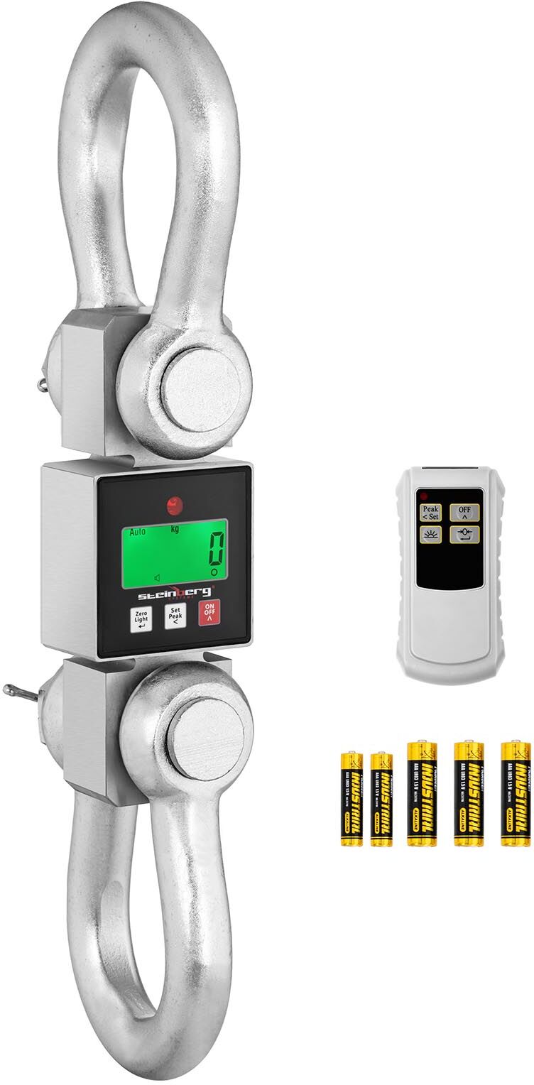 Steinberg Systems Waga hakowa - 10000 kg - 0,5 kg lub 5 kg - LCD SBS-KW-10000ZM