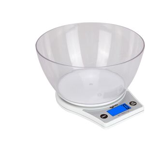 Kabalo White Kitchen Scales With Bowl Household Food Cooking Weighing Scale 5kg