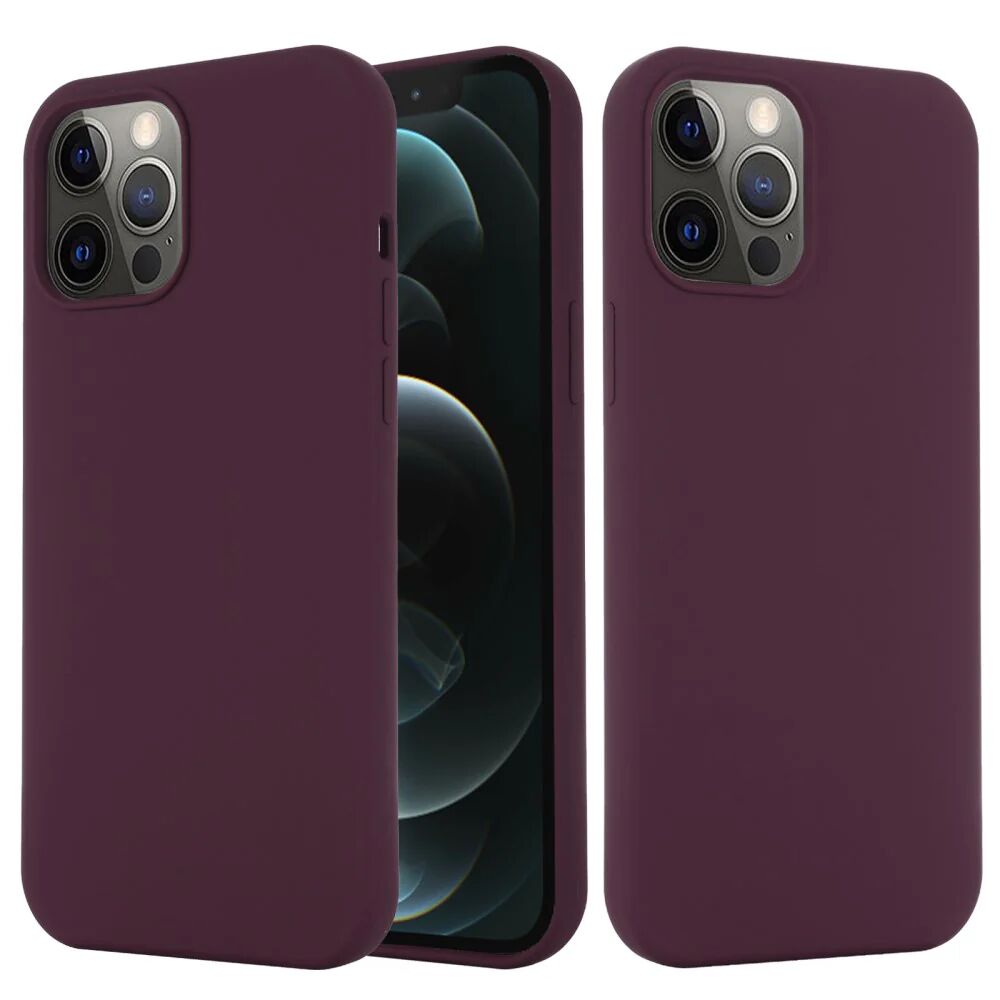 MOBILCOVERS.DK iPhone 12 / 12 Pro Silikone Cover - MagSafe Kompatibel - Bordeaux Rød