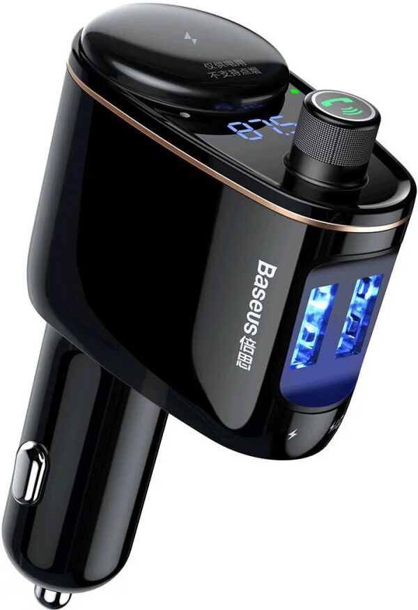 Baseus Locomotive Bluetooth FM Transmitter 17W Biloplader