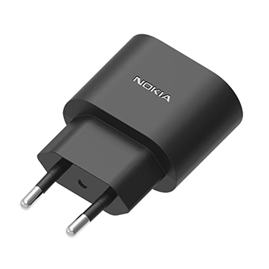 Nokia 10W Vægoplader m. USB-A - Sort