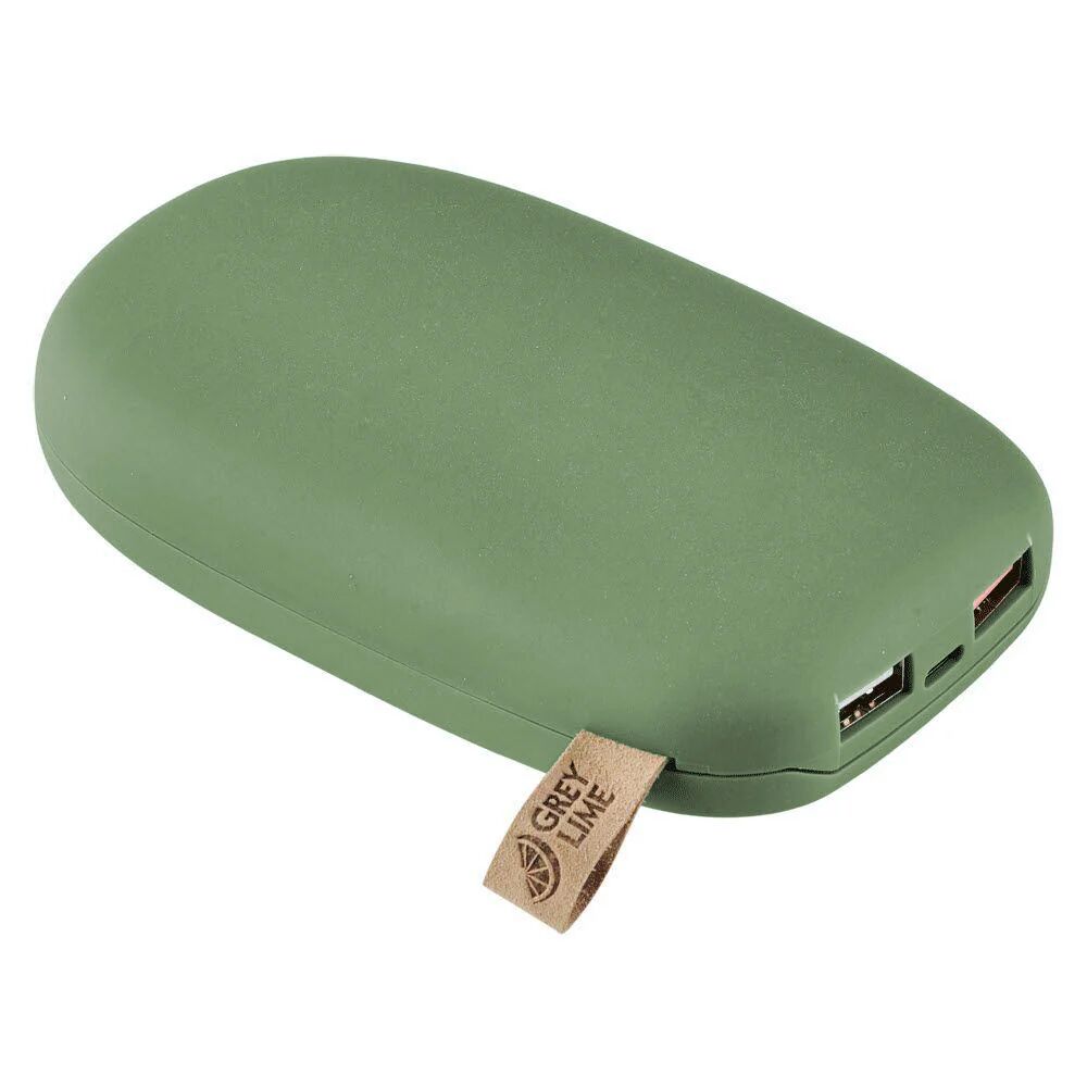 GreyLime 18W Power Stone II 10.400 mAh - PowerBank USB-A & USB-C - Grøn